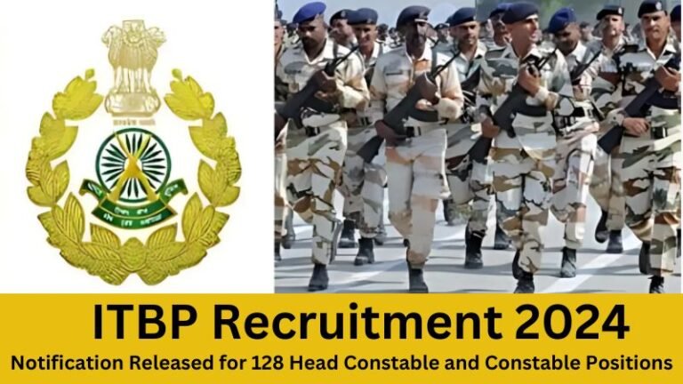 ITBP Recruitment 2024