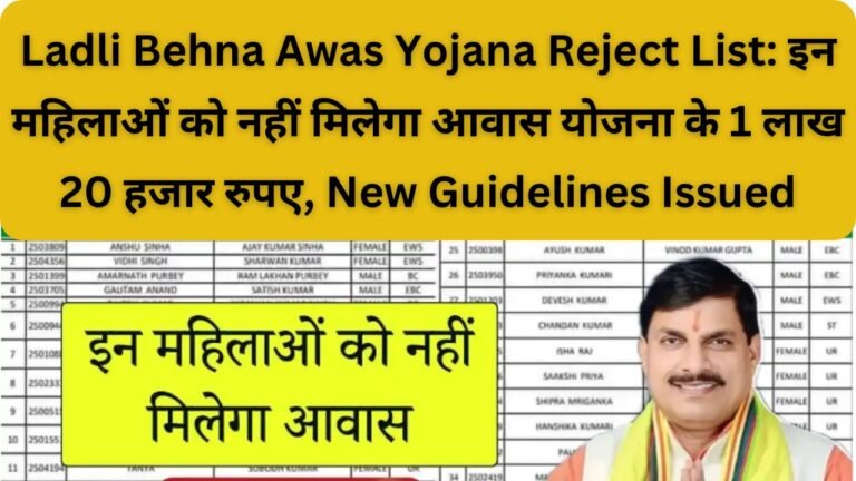 Ladli Behna Awas Yojana Reject List: इन महिलाओं को नहीं मिलेगा आवास योजना के 1 लाख 20 हजार रुपए, New Guidelines Issued
