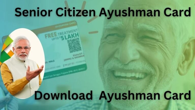 Senior Citizen Ayushman Card