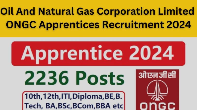 ONGC Apprentices Recruitment 2024